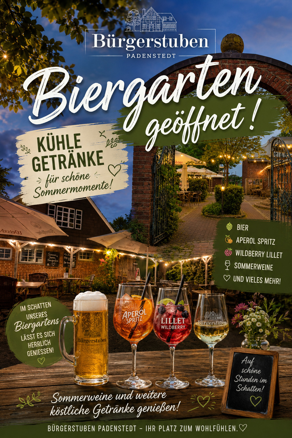 Biergarten Buergerstuben Padenstedt